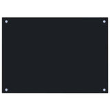 VIDAXL FRIADSEMINDE KITCHE 70x50 cm termin glaglas schwarz