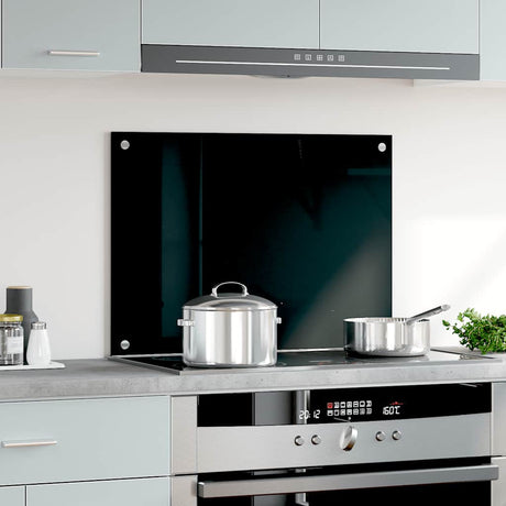VIDAXL FRIADSEMINDE KITCHE 70x50 cm termin glaglas schwarz