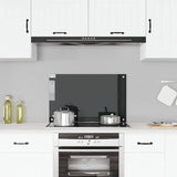 VIDAXL FRAGE SERBORK KITCHE 80x50 cm gehärtetes Glas schwarz