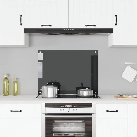 VIDAXL FRAGE SREBEN KITCHE 80x60 cm Terminglas schwarz