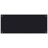 VIDAXL FRIADSEIM KITCHE 100x40 cm termin Glas schwarz