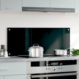 VIDAXL FRIADSEIM KITCHE 100x40 cm termin Glas schwarz