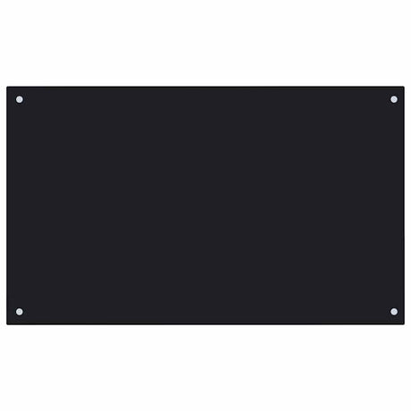 VIDAXL FRAGE SEMBORE KITCHE 100x60 cm termin glaglas schwarz