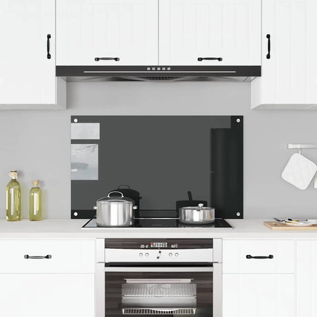 VIDAXL FRAGE SEMBORE KITCHE 100x60 cm termin glaglas schwarz