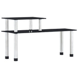 Vidaxl Keukenschap 45x16x26 cm schwarzes Glas schwarz