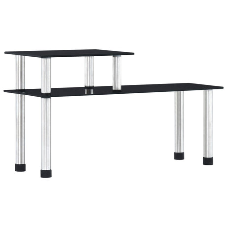 Vidaxl Keukenschap 45x16x26 cm schwarzes Glas schwarz