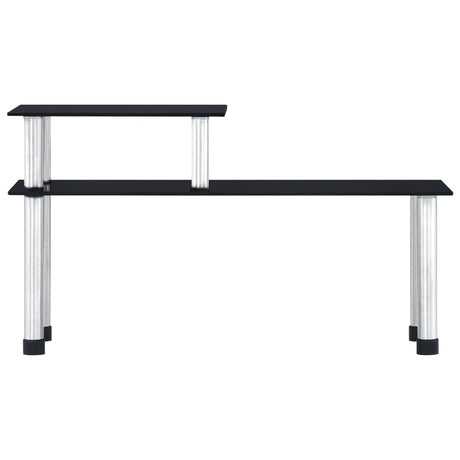 Vidaxl Keukenschap 45x16x26 cm schwarzes Glas schwarz