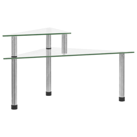 Vidaxl Keukenschap 49,5x35x19 cm gehärtetes Glas transparent