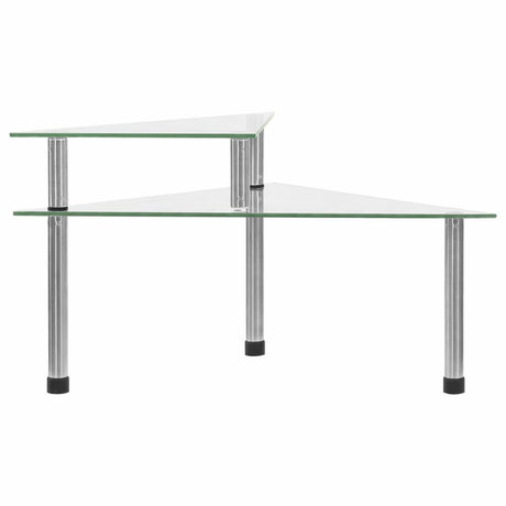 Vidaxl Keukenschap 49,5x35x19 cm gehärtetes Glas transparent