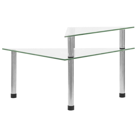 Vidaxl Keukenschap 49,5x35x19 cm gehärtetes Glas transparent