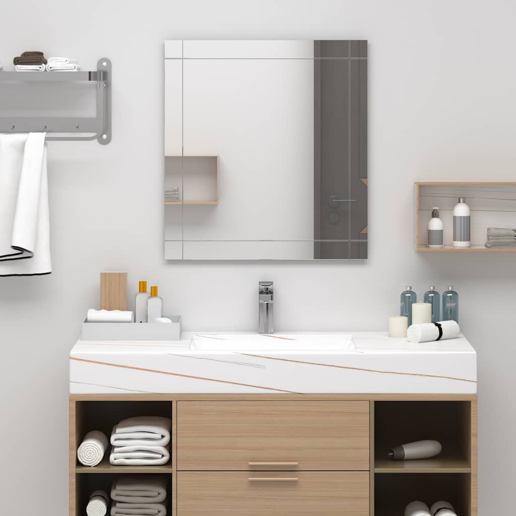 Vidaxx Wandspiegel 100x60 cm Glas