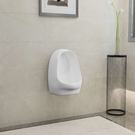 Vidaxl Wallurinoir mit Spulenventilkeramik weiß
