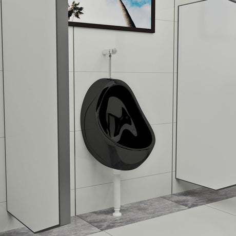 Vidaxl Wallurinoir mit Spulenventilkeramikschwarz