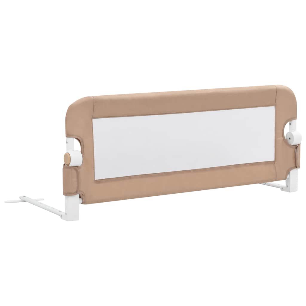 VIDAXL -BED -Diagramm Kleinkind 102x42 cm Polyester Taupe