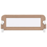 VIDAXL -BED -Diagramm Kleinkind 102x42 cm Polyester Taupe