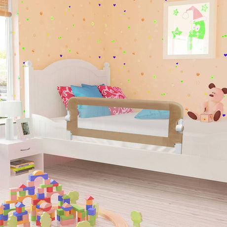 VIDAXL -BED -Diagramm Kleinkind 102x42 cm Polyester Taupe