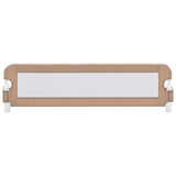 VIDAXL -BET -Diagramm Kleinkind 150 x 42 cm Polyester Taupe