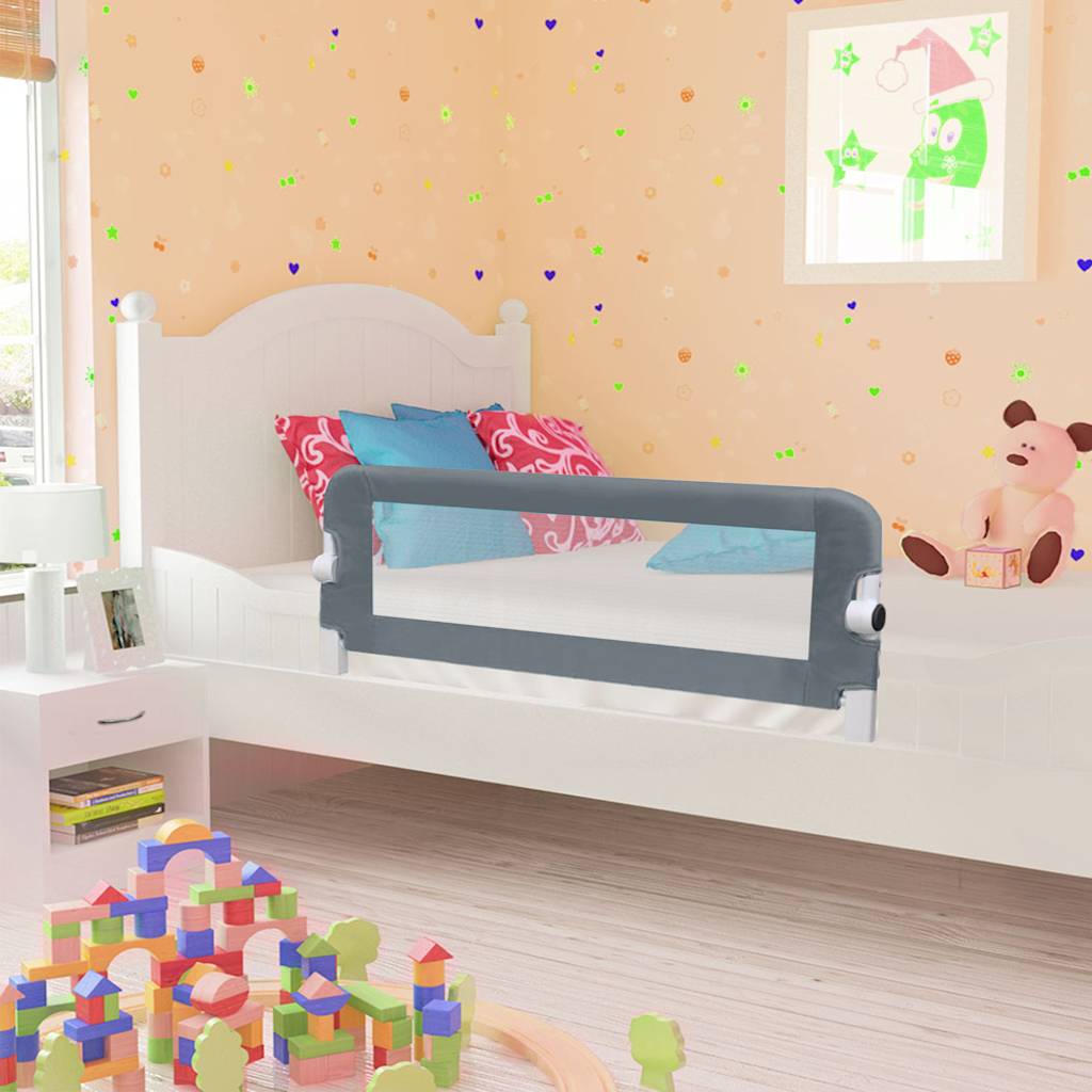 VIDAXL -BED -Diagramm Kleinkind 102x42 cm Polyestergrau