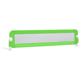 Vidaxl Bedhek Kleinkind 180x42 cm Polyestergrün