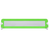 Vidaxl Bedhek Kleinkind 180x42 cm Polyestergrün