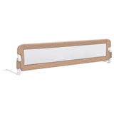 VIDAXL -BET -Diagramm Kleinkind 180 x 42 cm Polyester Taupe