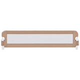 VIDAXL -BET -Diagramm Kleinkind 180 x 42 cm Polyester Taupe