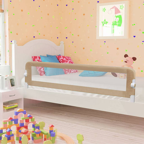VIDAXL -BET -Diagramm Kleinkind 180 x 42 cm Polyester Taupe