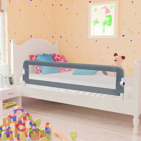 VIDAXL -BED -Diagramm Kleinkind 120 x 42 cm Polyestergrau