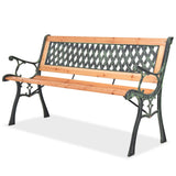 Vidaxl tuinbank 122 cm hout