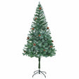 VIDAXL KUNSTKERSTBOOM mit Kiefernzapfen 180 cm