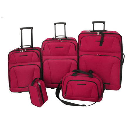 Vidaxl Reisegepäck Set Red 5-Stück