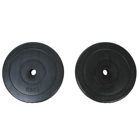VIDAXL -Halfterscheiben 2 x 10 kg