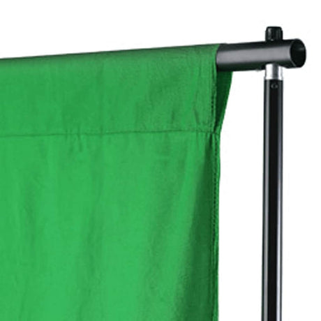 VIDAXL -Hintergrund ohne Standard -Chromakey 300x300 cm Baumwollgrün