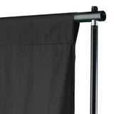 VIDAXL -Hintergrund ohne Standard 300x300 cm Baumwollschwarz