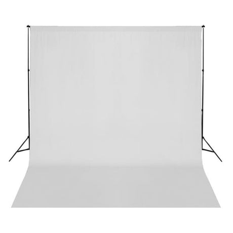 Vidaxx Hintergrund ohne Ständer 300x300 cm Baumwolle weiß