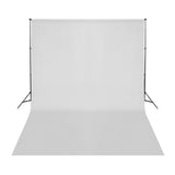 VIDAXL -Hintergrund ohne Standard 500x300 cm Baumwoll weiß