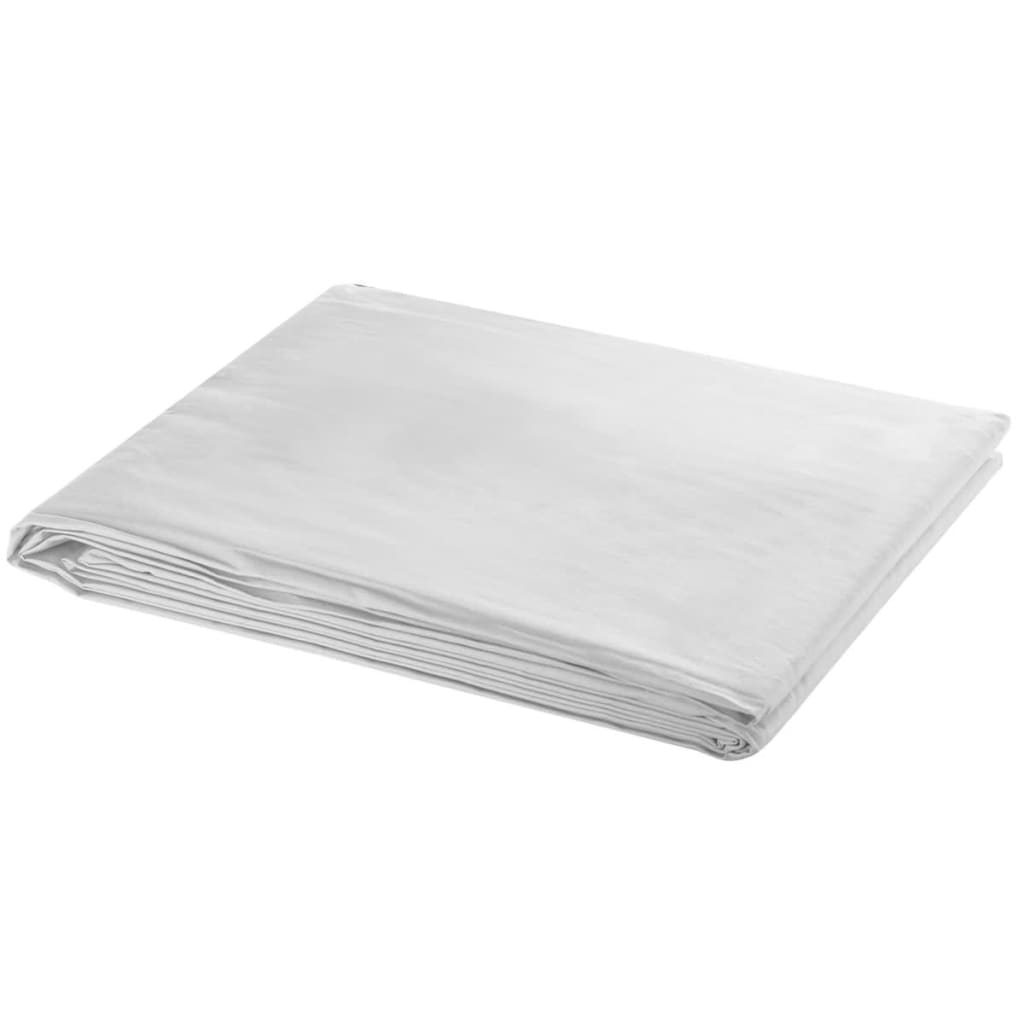 VIDAXL -Hintergrund ohne Standard 600x300 cm Baumwoll weiß