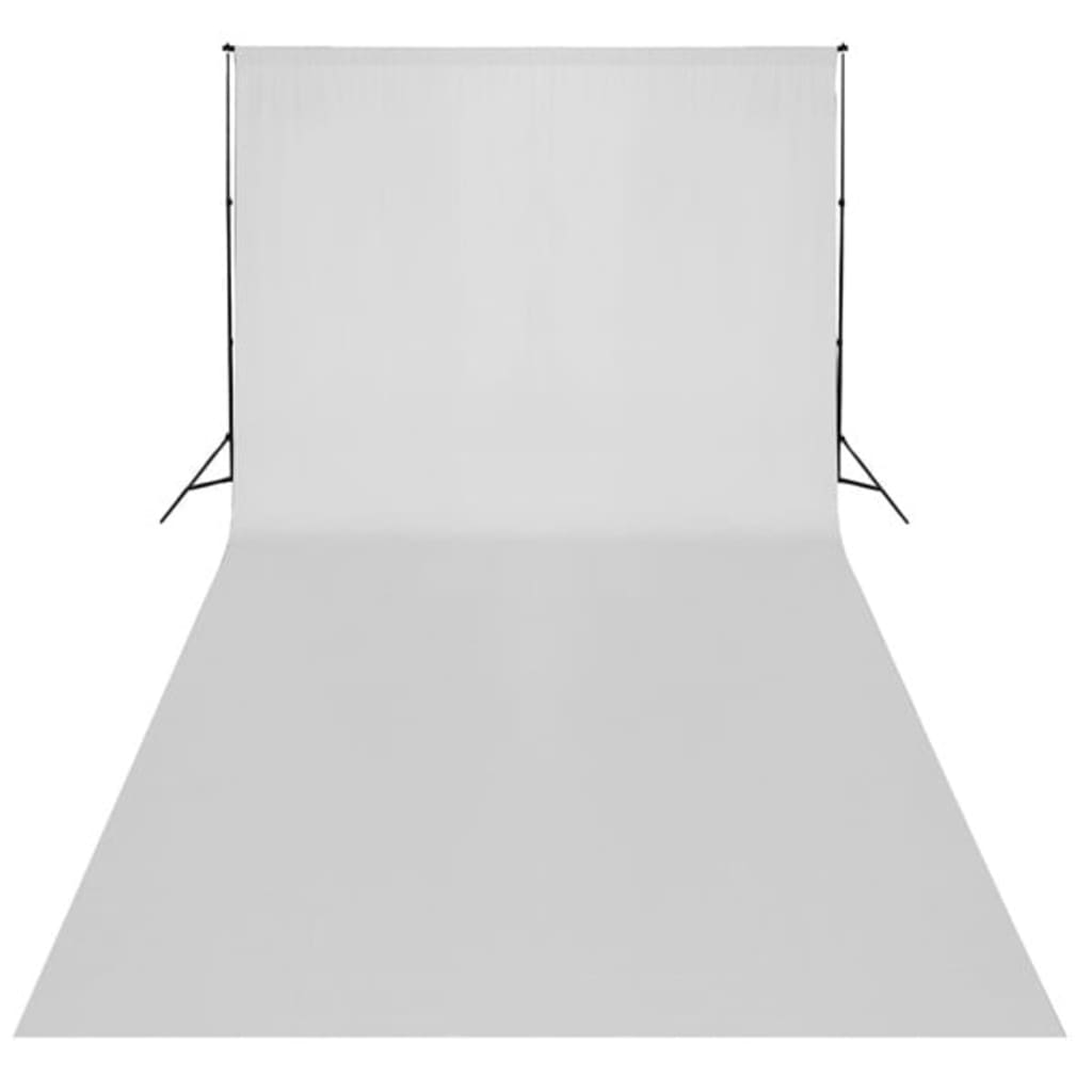 VIDAXL -Hintergrund ohne Standard 600x300 cm Baumwoll weiß