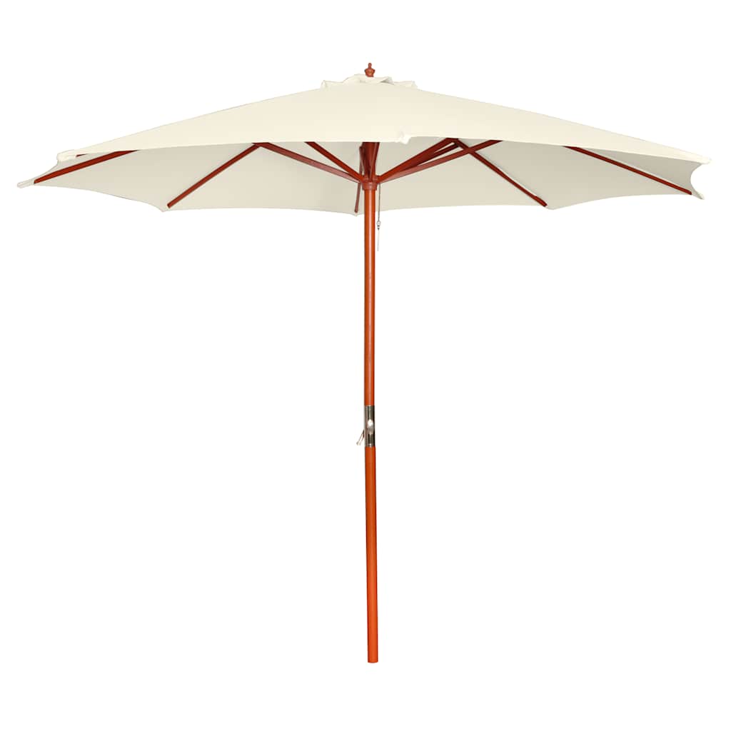 Vidaxl Parasol 300x258 cm Sandweiß