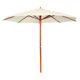 Vidaxl Parasol 300x258 cm Sandweiß