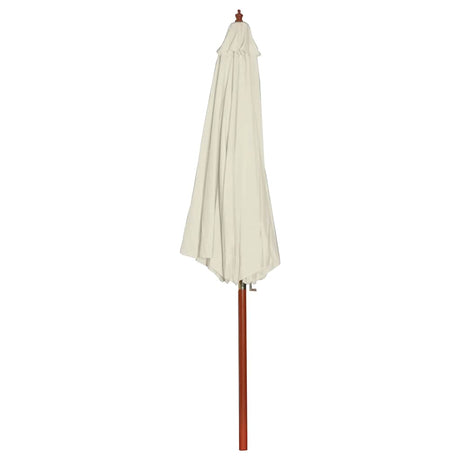 Vidaxl Parasol 300x258 cm Sandweiß