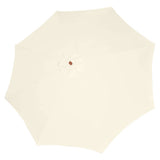 Vidaxl Parasol 300x258 cm Sandweiß