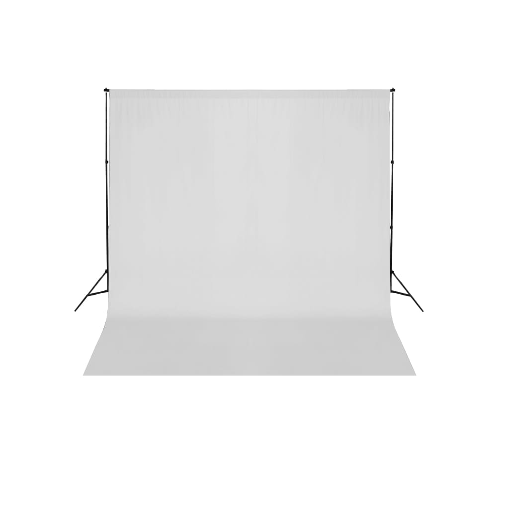 VIDAXL -Hintergrundsystem 600x300 cm Weiß