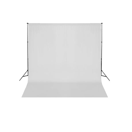 VIDAXL -Hintergrundsystem 600x300 cm Weiß