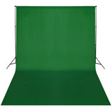 VIDAXL -Hintergrundsystem 300x300 cm Grün