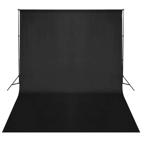 Vidaxx Hintergrundsystem 500x300 cm schwarz