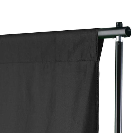 Vidaxx Hintergrundsystem 500x300 cm schwarz