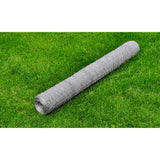 Vidaxl Drahtgitter hexagonal 1x25 m verzinktes Stahl Silber gefärbt