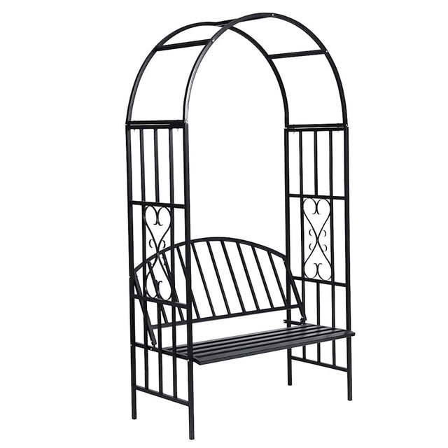 VidaXL Rosenbogen mit Bank