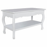 Vidaxl salontafel met 2 lagen mdf wit